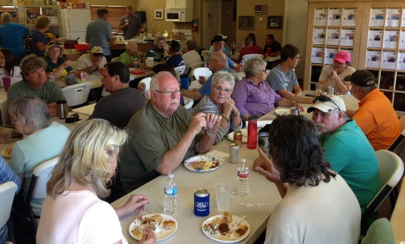 Potluck at Texas Rally