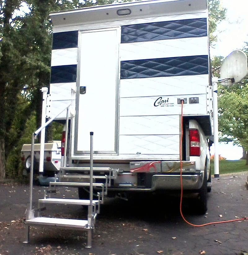 RV-Co Steps for truck camper