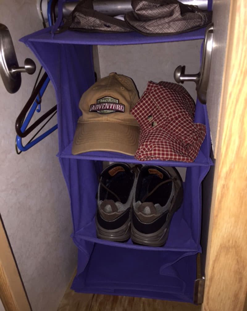 shoes-organize-in-truck-camper