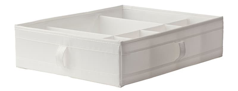 IKEA Skubb box with compartments