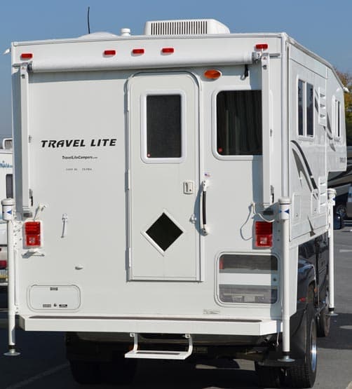 Travel Lite 1000SLRX Ultra rear with awning