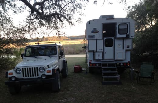 Alaskan Camper with Jeep