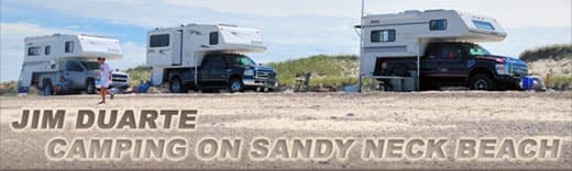 Beach Camping on Sandy Neck Beach