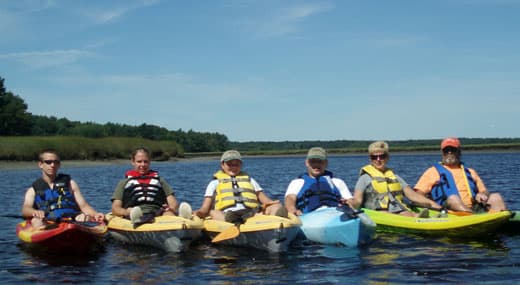 beach-camping-kayak