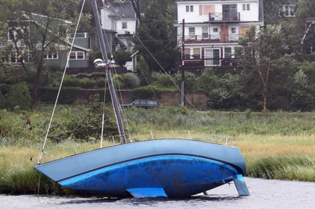 Hurricane Irene damage