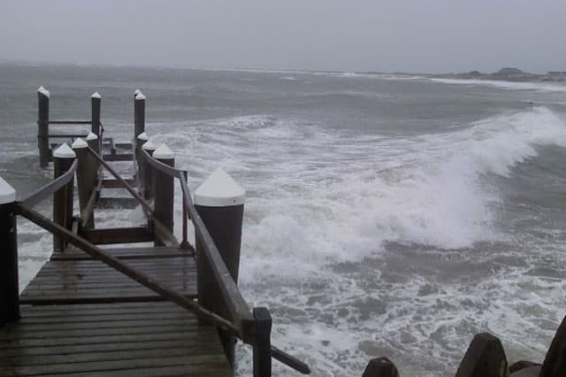 Hurricane Irene waves