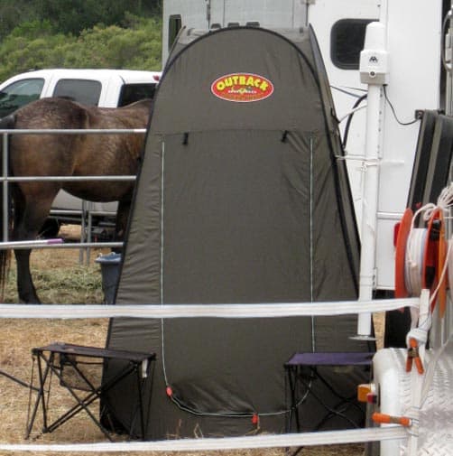 Outback shower tent