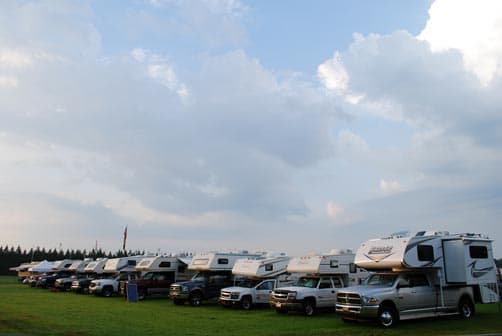 Truck Campers at the Rally