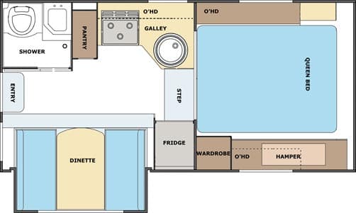 Lance 855S floor plan