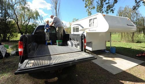Cleaning the Camper in South Wales