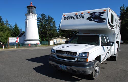 Umpqua Lighthouse on the Oregon Coast