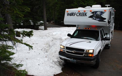 Wolf Creek 850 in the Snow