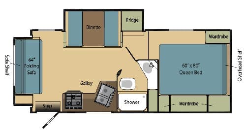 2012 Eagle Cap 1160 Floorplan