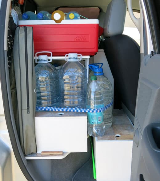 Hallmark-Camper-SA-rear-seat-storage-truck