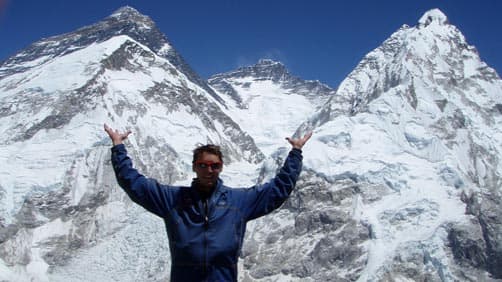 Greg Vernovage on Mt. Everest