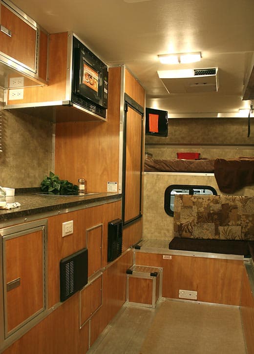 Azdel in CampLite camper Kitchen