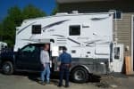 FlatBed-Bill-Penney-explaining-camper-equip