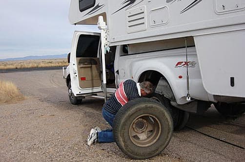 Tire tread separated