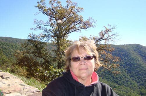 Karin in Shenandoah National Park