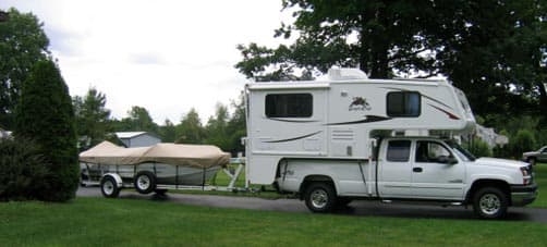 Previous truck camper rig