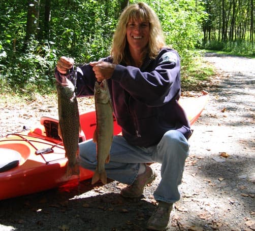 Lori Miller's fishing catch