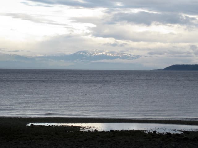 Mt. Washington from Willingdon Beach