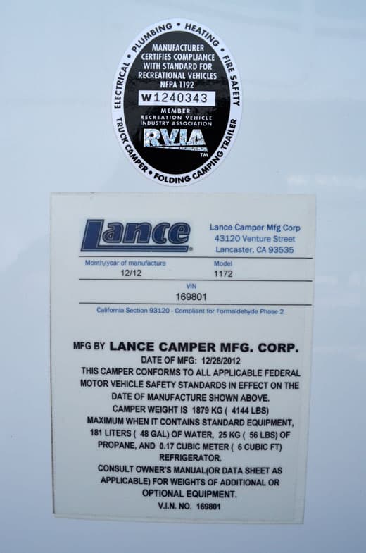 Lance-1172-Weight-Sticker