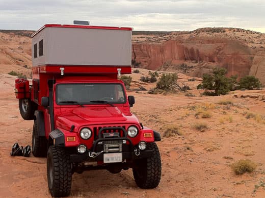 AEV Brute Jeep and Four Wheel Camper