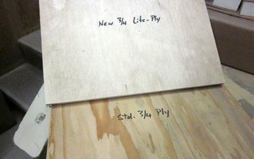 Lite Ply samples