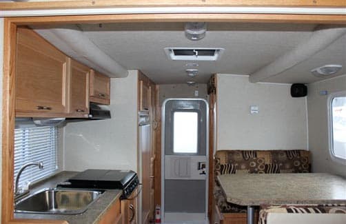 Northern Lite Sportsman Model from the Overcab looking back