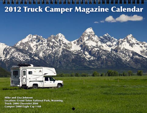 Truck Camper Magazine Calendar Cover