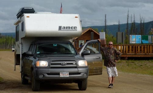 Dan Spedding on the way to Fairbanks, Alaska