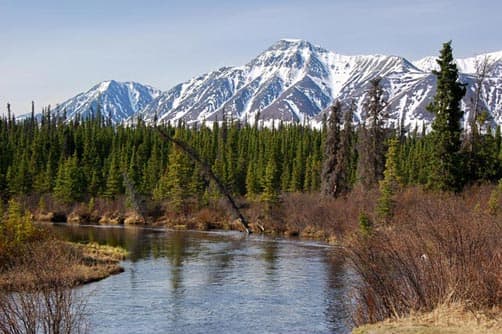 Jarvis River rest stop AK Hwy