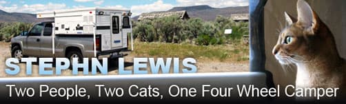 Stephn Lewis and Cat Camping