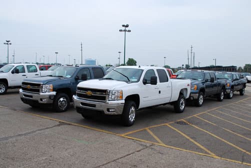 Freshly Minted GM Trucks