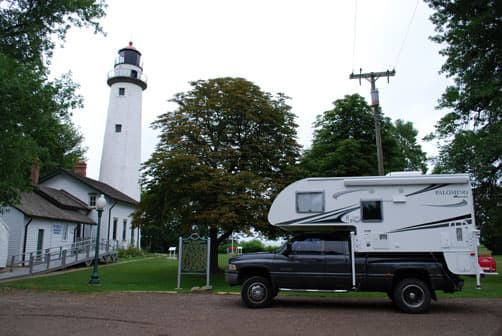 Pointe Aux Lighthouse in Michigan's Thumb