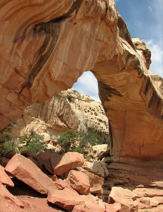 Capitol-Reef-National-Park-Hickman-Bridge