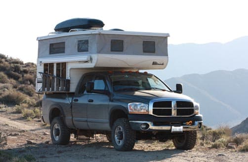 Frank Ross Boondocking in his Hallmark Camper