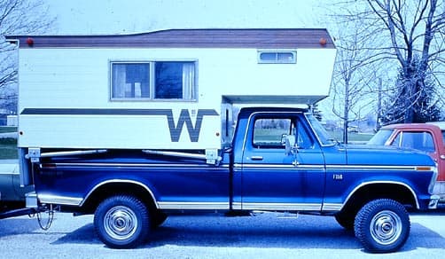 1975 Winnebago pickup camper