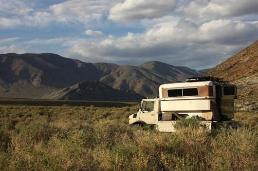 camped near Striped Butte, Death Valley, CA