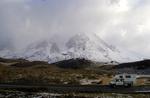 Torres del Paine snow mountain