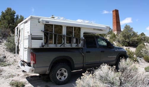 Hallmark pop-up camper at Cresent Mill