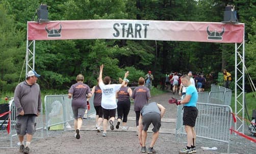 Warrior Dash Starting Line