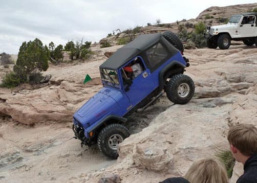 Wipe Out Hill, Utah at the Easter Jeep Safari