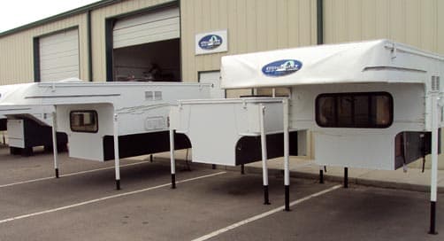 Geo Den at the Coyote RV factory