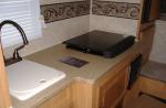 Palomino M800 sink and stove