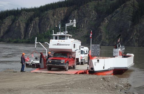 Dawson City Ferry, Dawson City, Yukon Territory