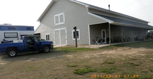 Truck Camper and Barn