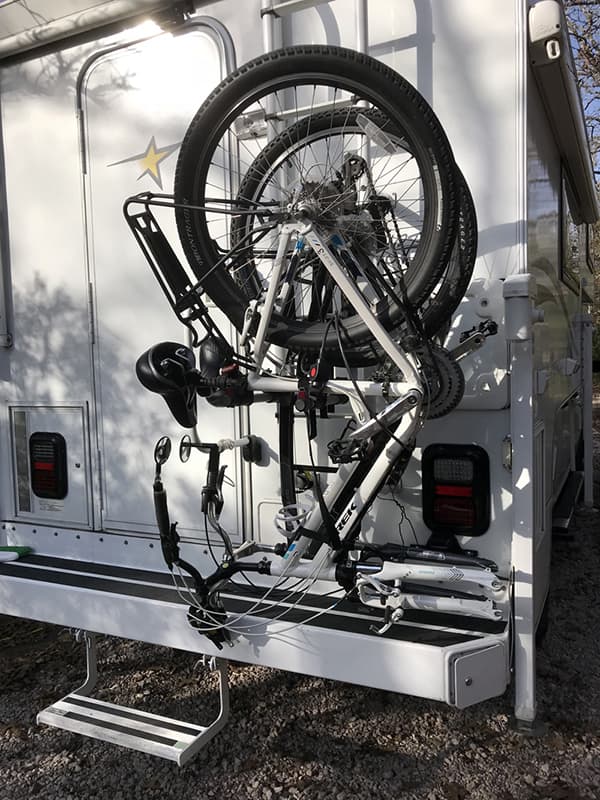 Swagman Bike Rack On Northstar Camper