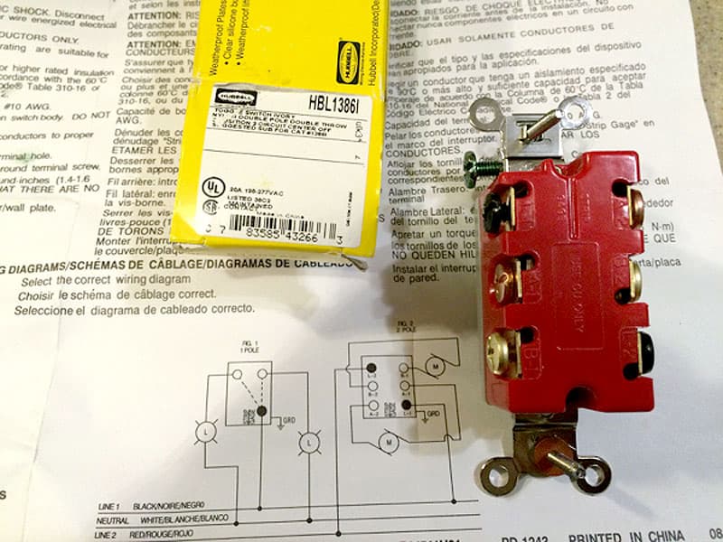 Polarity switch directions